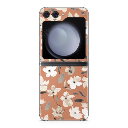 Fresh Flowers Copper Samsung Galaxy Z Flip5 Skin