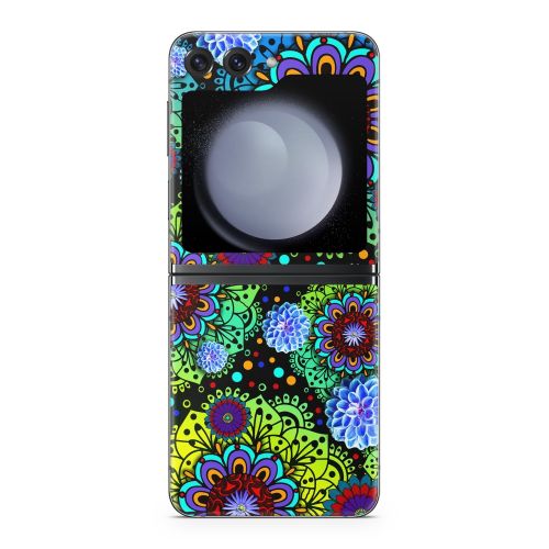 Funky Floratopia Samsung Galaxy Z Flip5 Skin