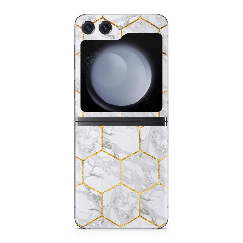 Honey Marble Samsung Galaxy Z Flip5 Skin