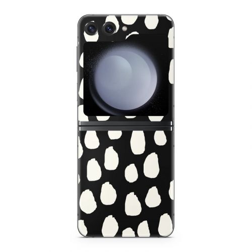 Inky Spots Black Samsung Galaxy Z Flip5 Skin