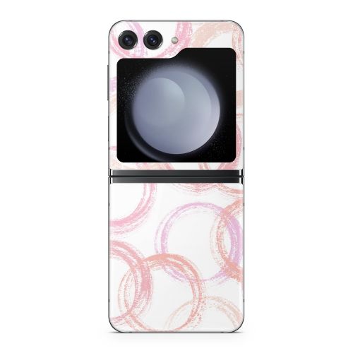 Pink Circles Samsung Galaxy Z Flip5 Skin