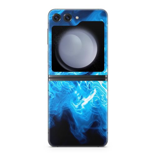 Blue Quantum Waves Samsung Galaxy Z Flip5 Skin