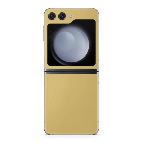 Solid State Mustard Samsung Galaxy Z Flip5 Skin