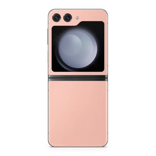 Solid State Peach Samsung Galaxy Z Flip5 Skin