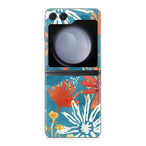 Sunbaked Blooms Samsung Galaxy Z Flip5 Skin