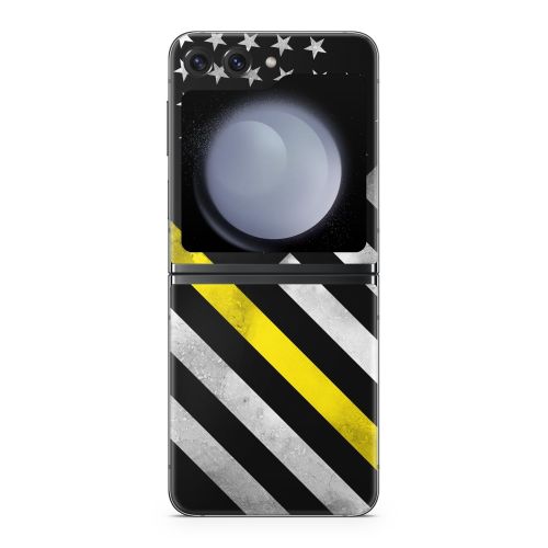 Thin Yellow Line Hero Samsung Galaxy Z Flip5 Skin