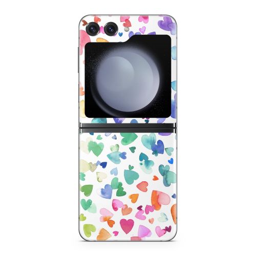 Valentines Love Hearts Samsung Galaxy Z Flip5 Skin