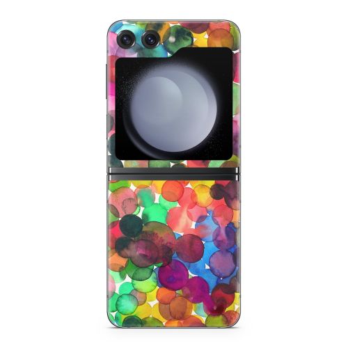 Watercolor Drops Samsung Galaxy Z Flip5 Skin