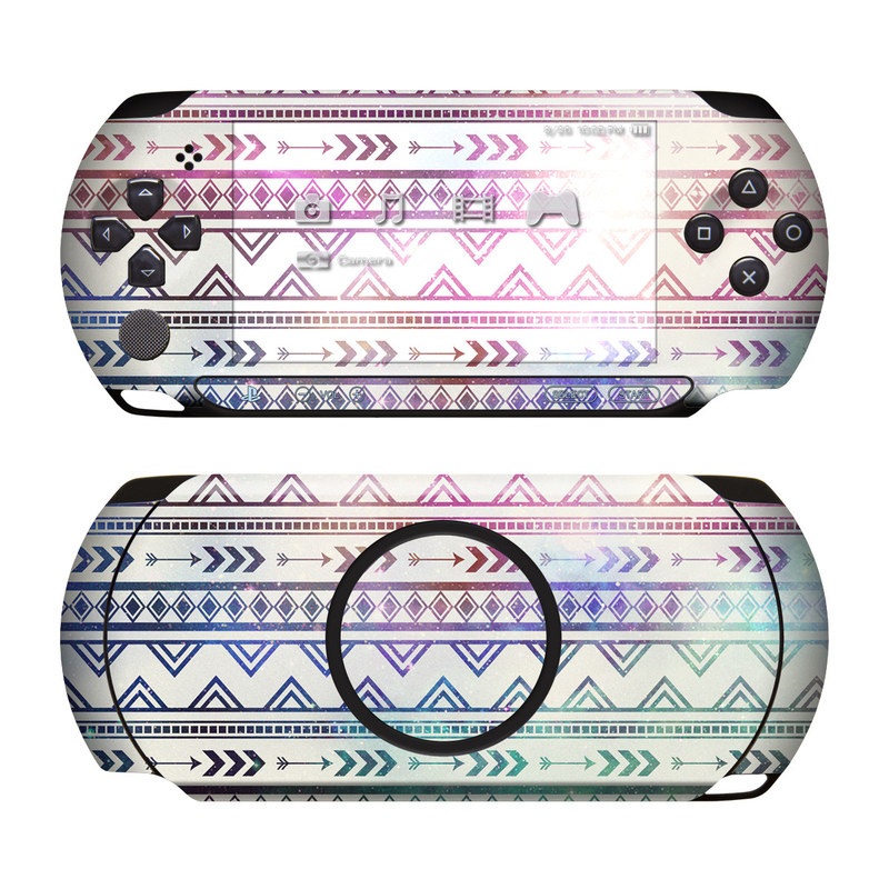 PSP Street Skin design of Pattern, Line, Teal, Design, Textile, with gray, pink, yellow, blue, black, purple colors