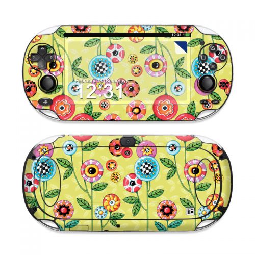 Button Flowers PS Vita Skin