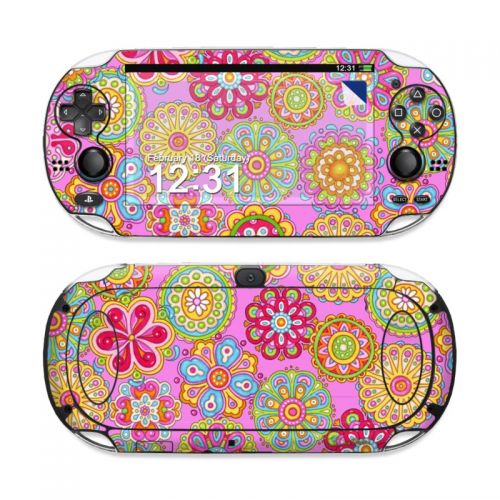 Bright Flowers PS Vita Skin