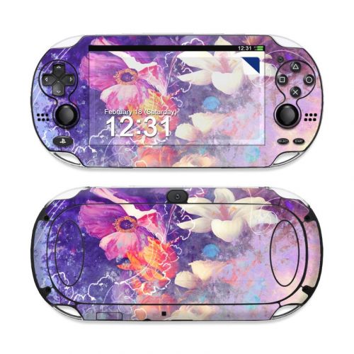 Sketch Flowers Lily PS Vita Skin