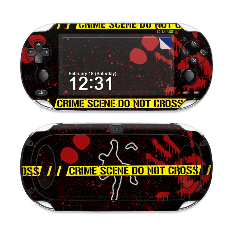 PlayStation Vita Skin design of Red, Black, Font, Text, Logo, Graphics, Graphic design, Room, Carmine, Fictional character, with black, red, green colors