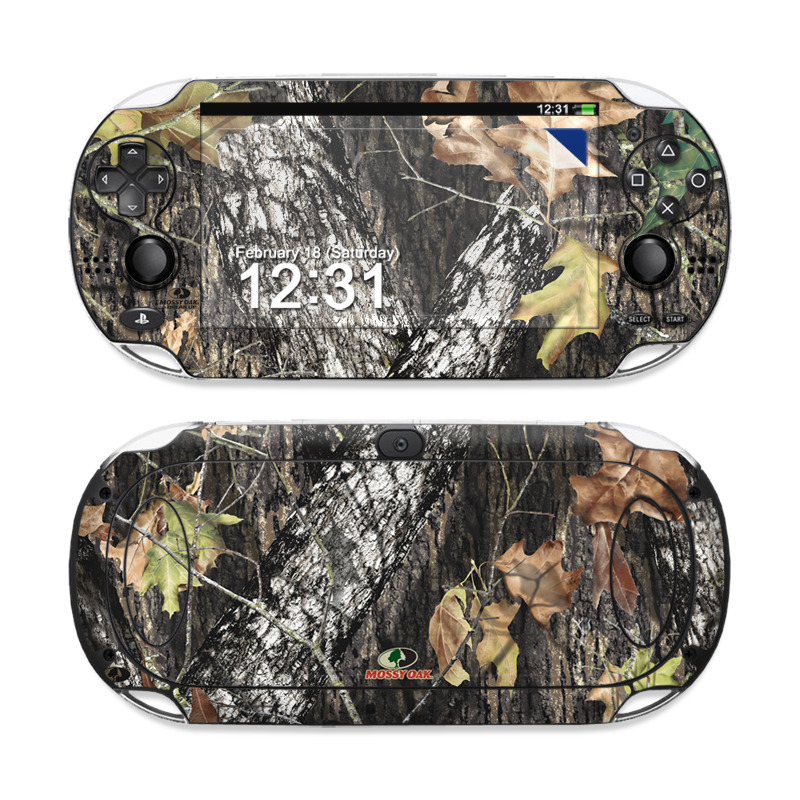 PlayStation Vita Skin design of Leaf, Tree, Plant, Adaptation, Camouflage, Branch, Wildlife, Trunk, Root, with black, gray, green, red colors