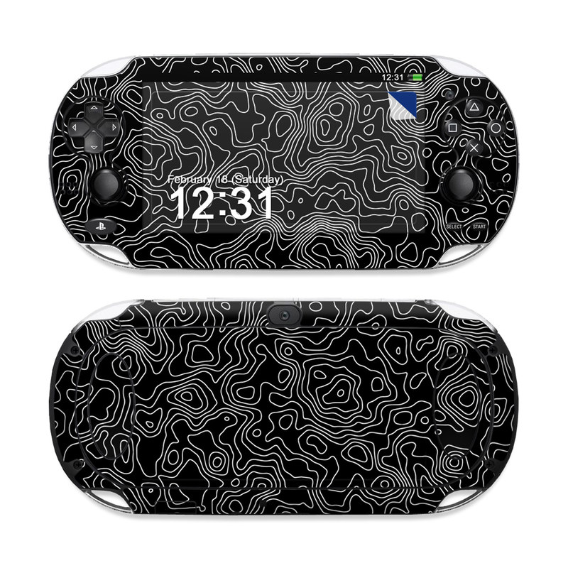 PlayStation Vita Skin design of Art, Motif, Pattern, Symmetry, Monochrome, Circle, Font, Visual arts, Illustration, Monochrome photography, with black, gray colors