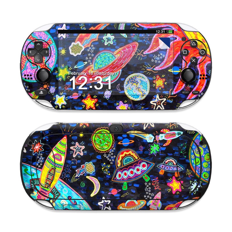 PlayStation Vita Skin design of Pattern, Psychedelic art, Visual arts, Paisley, Design, Motif, Art, Textile, with black, gray, blue, red colors