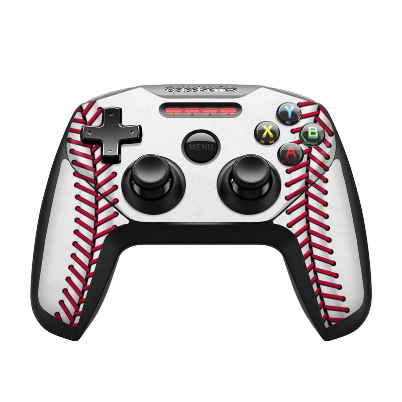 SteelSeries Nimbus Controller Skin design of Red, Line, Pink, Parallel, Paper, with white, red colors