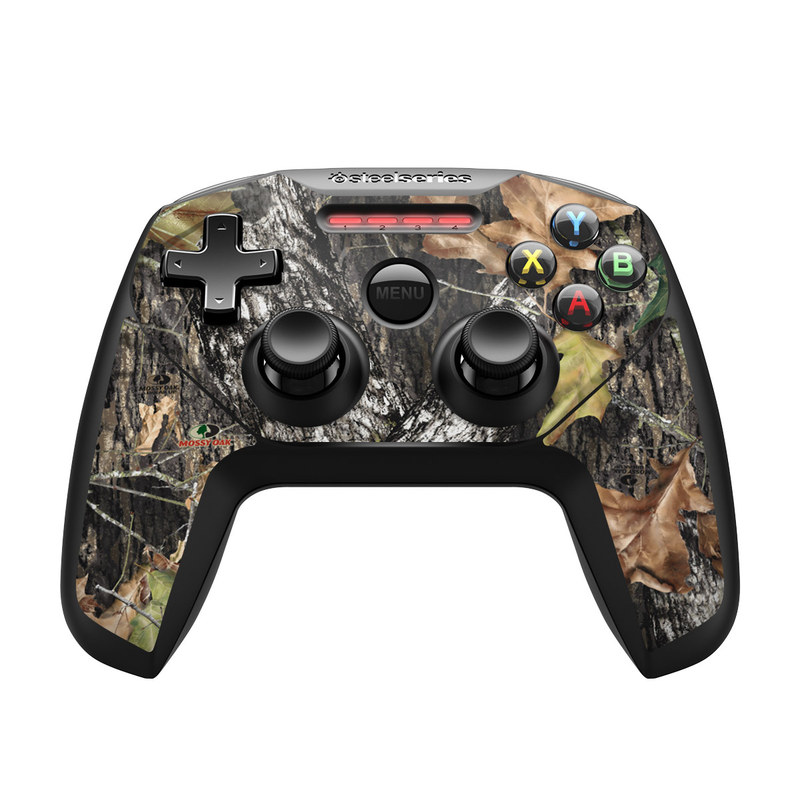 SteelSeries Nimbus Controller Skin design of Leaf, Tree, Plant, Adaptation, Camouflage, Branch, Wildlife, Trunk, Root, with black, gray, green, red colors