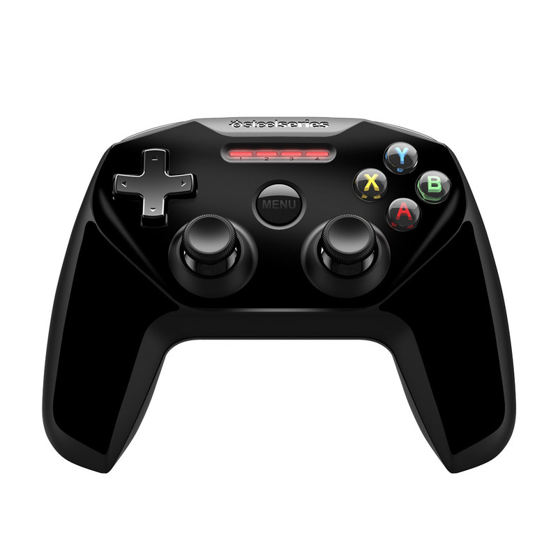 SteelSeries Nimbus Controller Skin design of Black, Darkness, White, Sky, Light, Red, Text, Brown, Font, Atmosphere, with black colors