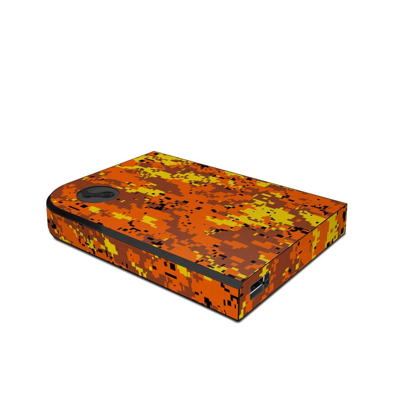 Valve Steam Link Skin design of Orange, Yellow, Leaf, Tree, Pattern, Autumn, Plant, Deciduous, with red, green, black colors