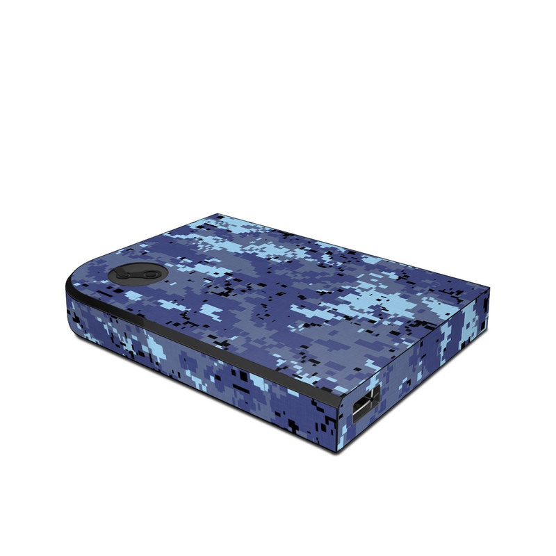 Valve Steam Link Skin design of Blue, Purple, Pattern, Lavender, Violet, Design, with blue, gray, black colors