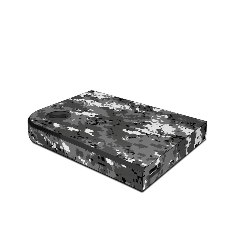 Valve Steam Link Skin design of Military camouflage, Pattern, Camouflage, Design, Uniform, Metal, Black-and-white, with black, gray colors