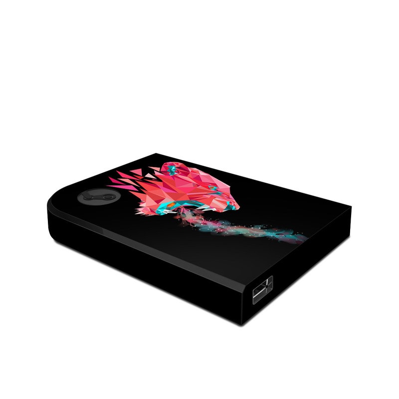 Valve Steam Link Skin design of Pink, Graphic design, Illustration, Design, Organism, Graphics, Font, Art, Animation, Pattern, with black, red, pink, gray colors