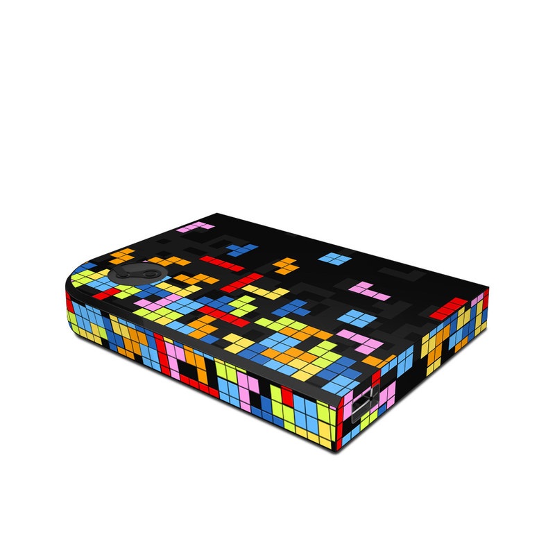 Valve Steam Link Skin design of Pattern, Symmetry, Font, Design, Graphic design, Line, Colorfulness, Magenta, Square, Graphics, with black, green, blue, orange, red colors