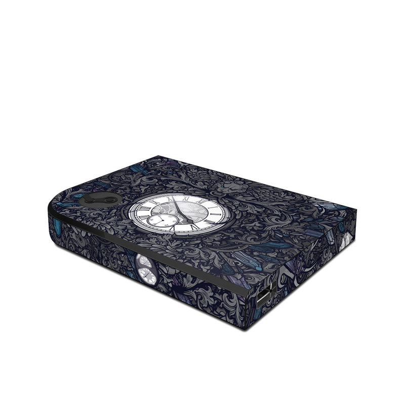 Valve Steam Link Skin design of Blue, Pattern, Psychedelic art, Design, Circle, Art, Font, Graphic design, Visual arts, Illustration, with black, gray colors