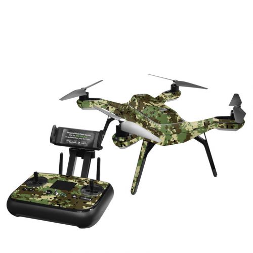 Digital Woodland Camo 3DR Solo Skin