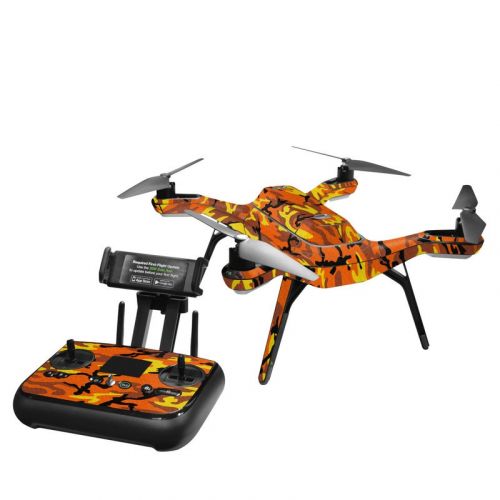 Orange Camo 3DR Solo Skin