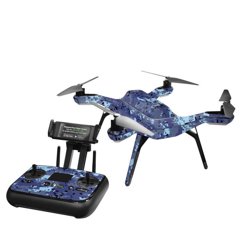 3DR Solo Skin design of Blue, Purple, Pattern, Lavender, Violet, Design, with blue, gray, black colors