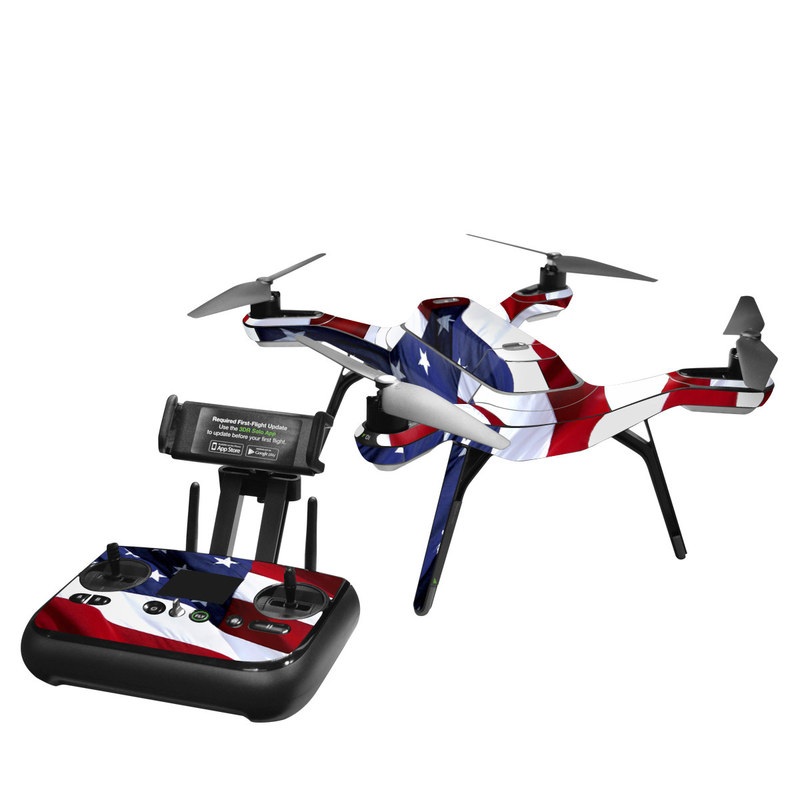 3DR Solo Skin design of Flag, Flag of the united states, Flag Day (USA), Veterans day, Memorial day, Holiday, Independence day, Event, with red, blue, white colors