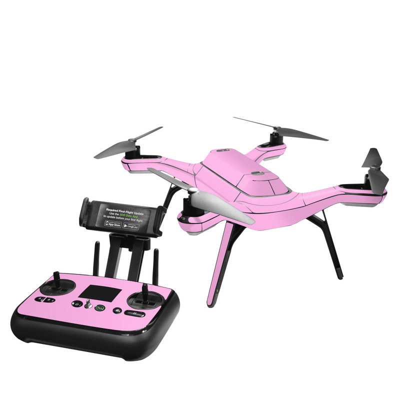 3DR Solo Skin design of Pink, Violet, Purple, Red, Magenta, Lilac, Sky, Material property, Peach, with pink colors