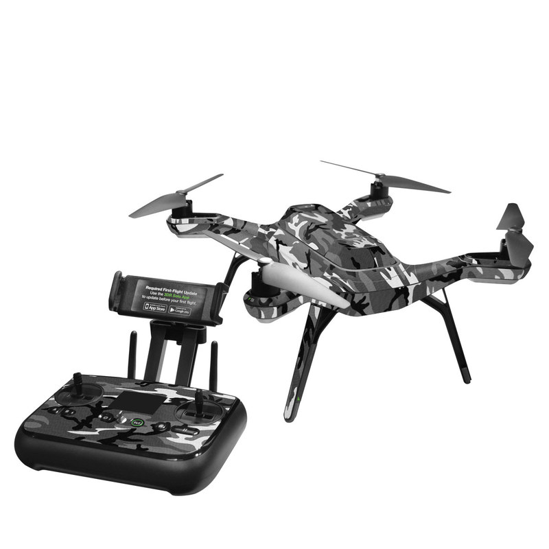 3DR Solo Skin design of Military camouflage, Pattern, Clothing, Camouflage, Uniform, Design, Textile, with black, gray colors