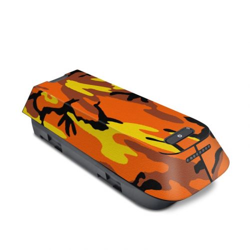 Orange Camo 3DR Solo Battery Skin