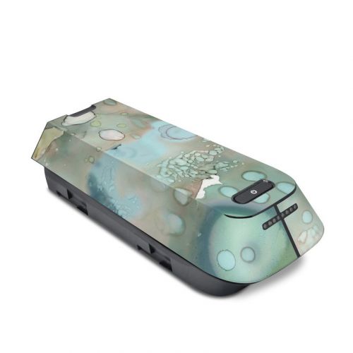 Organic In Blue 3DR Solo Battery Skin
