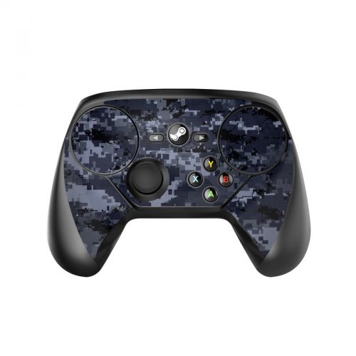 Digital Navy Camo Valve Steam Controller Skin