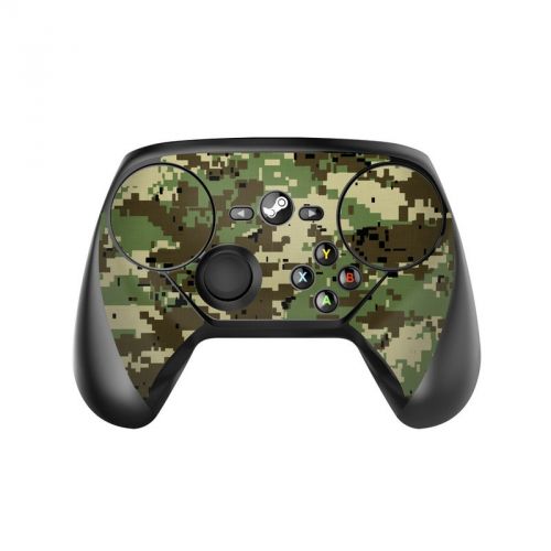 Digital Woodland Camo Valve Steam Controller Skin