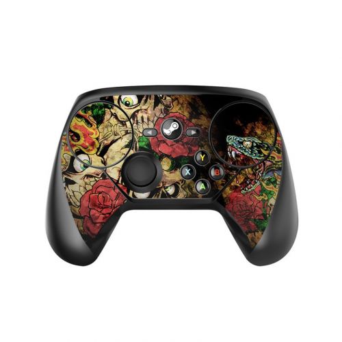 Gothic Tattoo Valve Steam Controller Skin