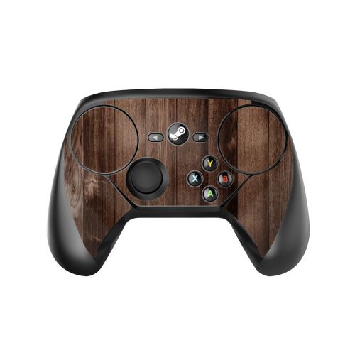 Stained Wood Valve Steam Controller Skin