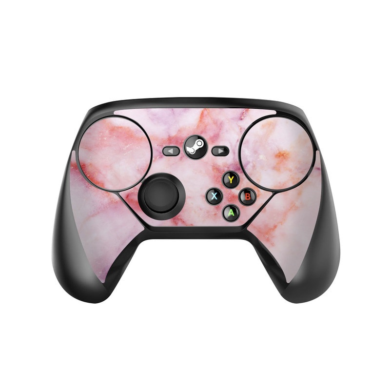 Valve Steam Controller Skin design of Pink, Skin, Flesh, Textile, Fur, with pink, red, white, purple, orange colors