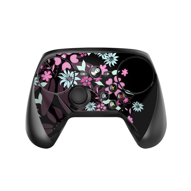 Dark Flowers Valve Steam Controller Skin | iStyles