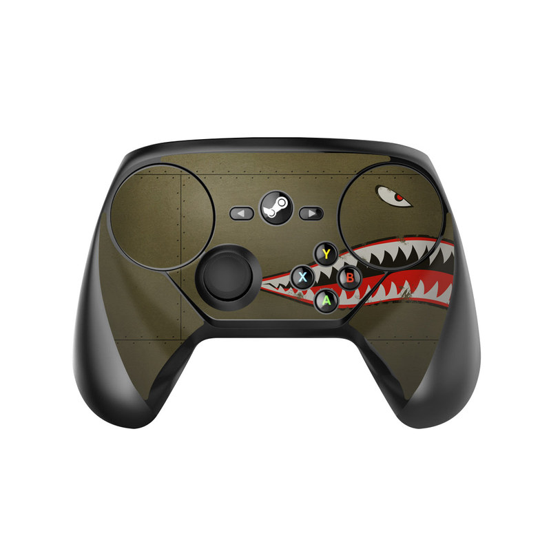 Valve Steam Controller Skin design of Red, Leaf, Plant, Illustration, Art, Carmine, Graphics, Perennial plant, with black, red, gray colors
