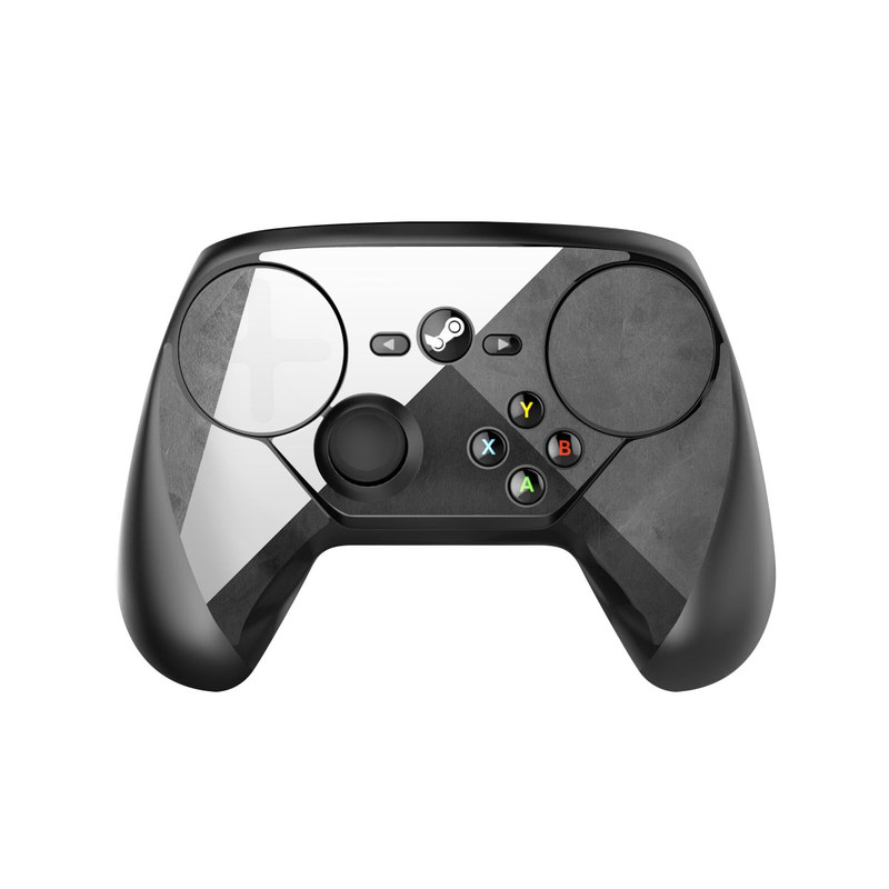Valve Steam Controller Skin design of Black, White, Black-and-white, Line, Grey, Architecture, Monochrome, Triangle, Monochrome photography, Pattern, with white, black, gray colors