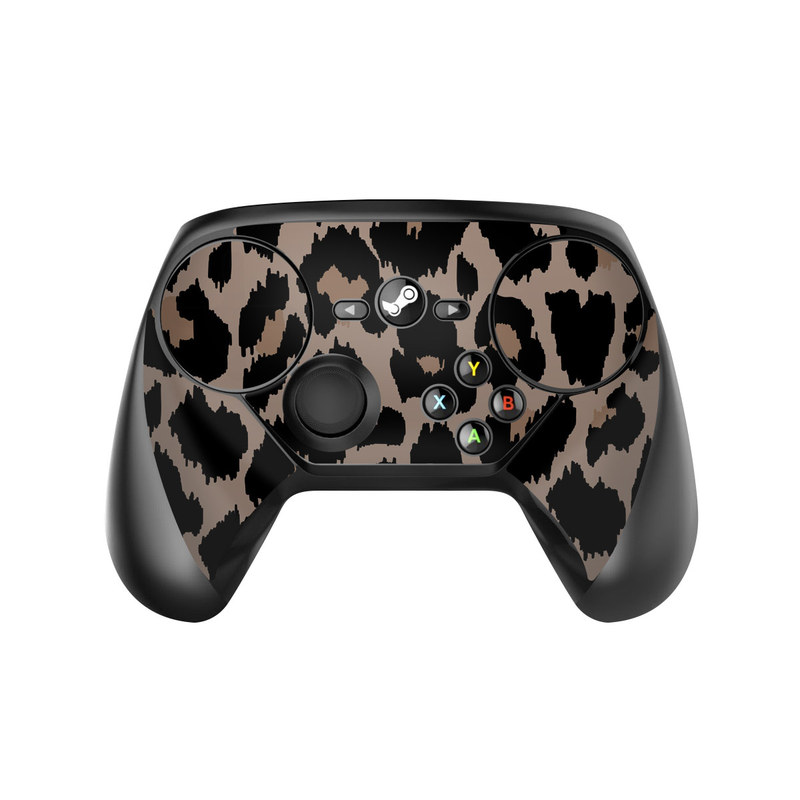 Valve Steam Controller Skin design of Pattern, Brown, Fur, Design, Textile, Monochrome, Fawn, with black, gray, red, green colors