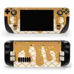 Caramel Ice Cream Drip Valve Steam Deck Skin