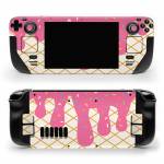 Strawberry Ice Cream Drip Valve Steam Deck Skin
