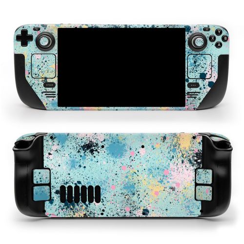 Abstract Ink Splatter Valve Steam Deck Skin