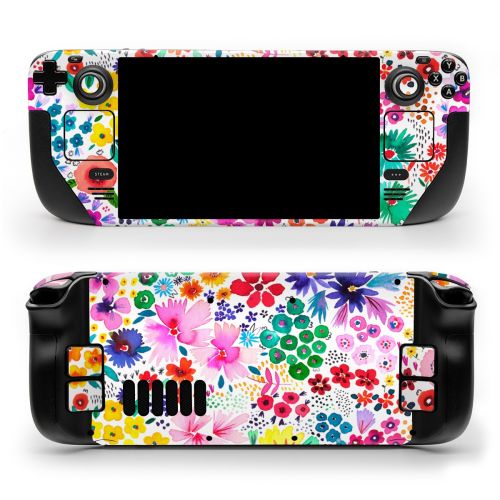 Artful Little Flowers Valve Steam Deck Skin